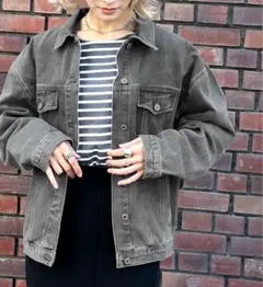 オーバーサイズ デニムジャケット