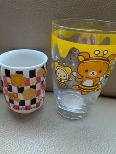 リラックマ グラスと湯呑み セット