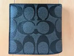 COACH ブラック 二つ折り財布