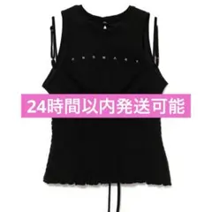 【新品未開封】andmary Ami shirring logo tops andmary Ami shirring logo tops white - メルカリ
