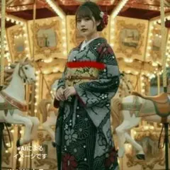 ☆199様　329.黒の総絞り　振袖7点セット　正絹　フルセット　成人式 329.黒の総絞り 振袖7点セット 正絹 フルセット 成人式