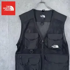 ノースフェイス メッシュベスト メンズ L ブラック