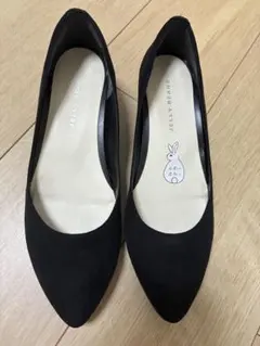 JELLY BEANS ブラックパンプス 23.5cmのサムネイル