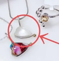 bijumam ビジュマム ハート ペンダントトップ シルバー925 水晶