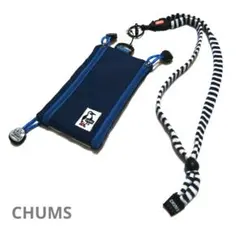 【美品】CHUMSチャムススマートフォンケース＆ネックストラップセット