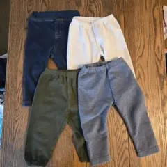 ユニクロ　ベビー服 パンツ 4枚セット 80センチ