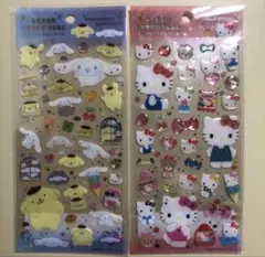 クリアキャンディシール　ハローキティ＆ポムポムプリン ２つセット
