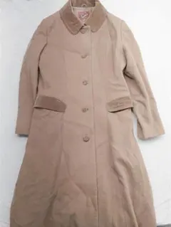 ♡ファミリア ウールコート ベージュ系 160 キッズ　キュプラ