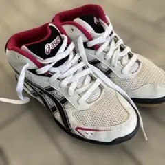 アシックスバレーバスケットボール ジム ランニングシューズ ホワイト/ブラック