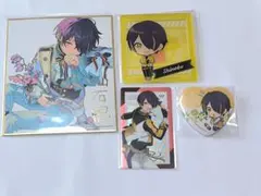 あんスタ　仙石忍　色紙　アクリルコースター　缶バッチ　メタリックカードまとめ売り
