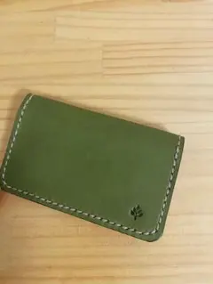 【牛革】ヌメ革名刺入れ　カードケース レザークラフト