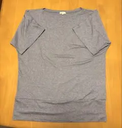 ゆったりシルエット★半袖ボートネックTシャツ★HusHusH サイズ3のサムネイル
