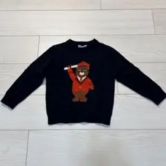 Jacadi ニット くま　セーター　80 90