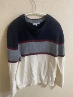 GLOBAL WORK ニットセーター Sサイズ ネイビー