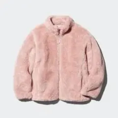 UNIQLOフリース ジャンパー sizeS/ピンク