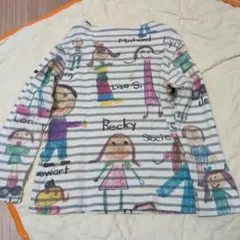 DENIM & DUNGAREE らくがき 長袖カットソー