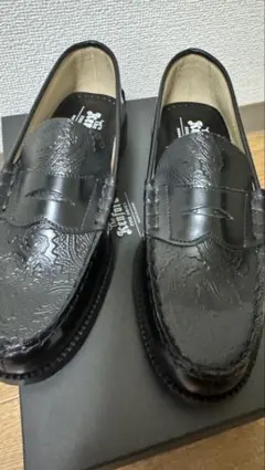 the kenford fineshoes 全面ペイズリー柄 26cm 黒 柄 - メルカリ