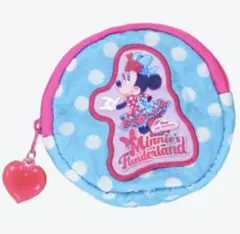 ディズニーパルパルーザ　ミニーのファンダーランド　ポーチ　水色