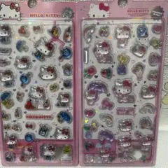 正規品海外限定❣️ サンリオハローキティ❤️ボンボンドロップシール2枚セット