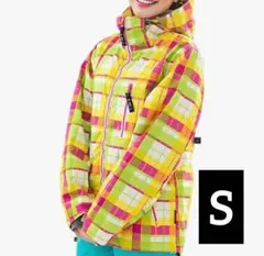 新品✨スノーボードウェア✨チェック柄ジャケット Sサイズ ❣️レディース 耐水圧