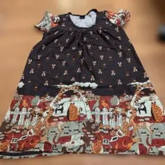1680美品 トクコプルミエヴォル 半袖レース ティアードチュニック