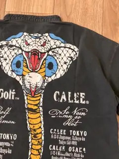 キャリー x キャプテンズヘルム ゴルフ ヘンリーネック コブラ tシャツ