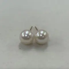 高島屋 ダイヤとパールのピアスセット ダイヤ0.1ct アヤコ養殖真珠