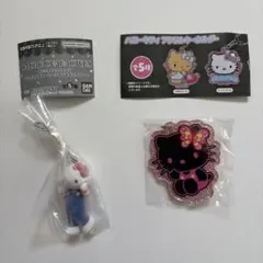 ミニチュアチャーム ライブキャラクター アクリルキーホルダー セット キティ