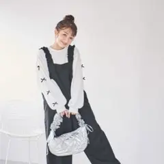 辻希美×しまむら／ショルダーバッグ／シルバー