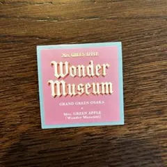 Mrs. GREEN APPLE『Wonder Museum』 ステッカー