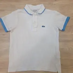 LACOSTE ポロシャツ ホワイト 4サイズ(104cm　41インチ)