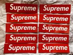 【訳あり特価】 Supreme Box Logo ステッカー 10枚セット