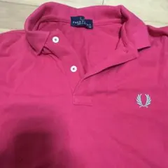 FRED PERRY ピンク ポロシャツ Mサイズ