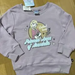 新品未使用　Frozen アナ トレーナー 110サイズ 薄紫