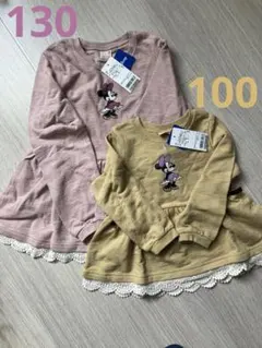 petit main ミニーマウス トップス　姉妹