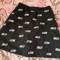 Lovetoxic LTXC ロゴ総柄スカート ブラックのサムネイル