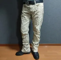 美品 【JACKROSEジャックローズ】USED加工パンツ ベージュ系のサムネイル
