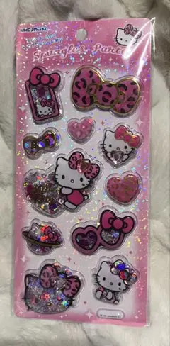 【正規品】キティ　サンリオ　スパンコールパーティー　ヒョウ柄