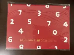 未開封 SOU SOU 2026 壁掛けカレンダー ソウソウ