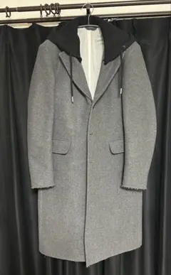 希少DIESEL チェスターコート　ウール　グレー