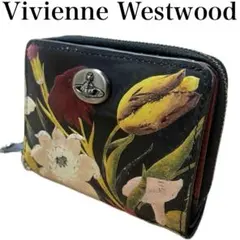 Vivienne Westwood カーピフラワー　ラウンドジップ　二つ折り財布