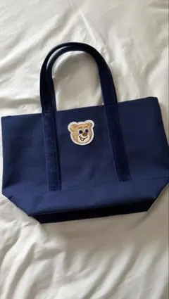 FEILER オールドテディ ワッペントートバッグ ブルー小 - メルカリ