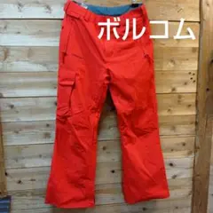 VOLCOM スノーボードパンツ レッド 　バイクライディング用にも