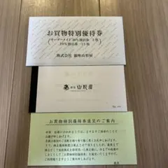 銀座山形屋　株主優待券　2030年6月末まで