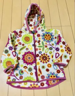L.L.Bean フリースジャケット 花柄　2Tのサムネイル