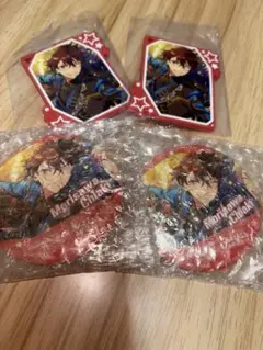 あんスタ　守沢千秋の缶ミラー2個とラバーストラップセット