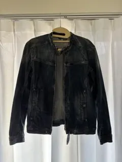 ディーゼル デニムジャケット シングルライダース M