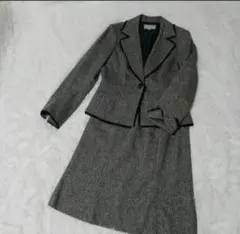 Palace Garden　レディーススーツ　ツイード　フリンジ　M