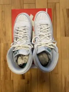 Nike ハイカットスニーカー ホワイト/グリーン