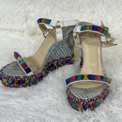 Christian Louboutin スタッズ サンダル - メルカリ